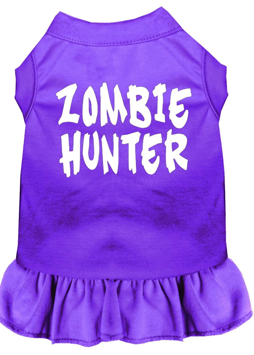 Zombie Hunter Screen Print Dress Purple Xxl (18)